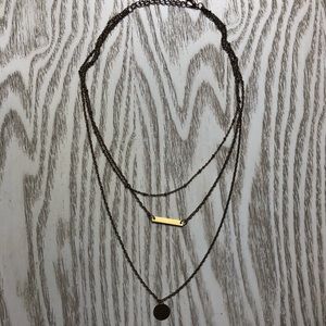 Gold / Bronze Dainty Layered Necklace